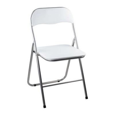 SILLA PLEGABLE ACOLCHADA BLANCO SEVENHOUSE