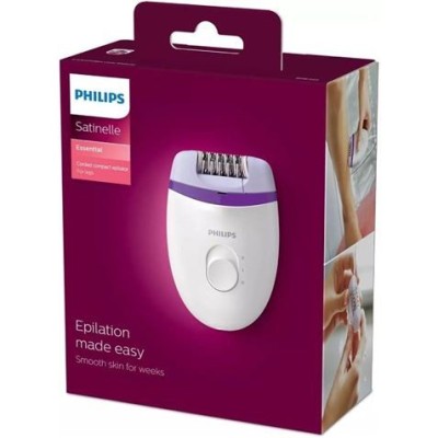 DEPILADORA COMPACTA SATINELLE ESSENTIAL CON CABLE PHILIPS