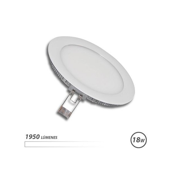 DOWNLIGHT EMPOTRAR ULTRAPLANO LED LUZ BLANCA 18W 1950LM ELBAT