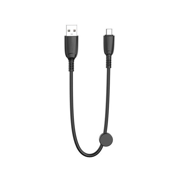 CABLE NB247 CARGA RAPIDA USB - MICRO USB | 6A | 25CM CON CLIP | NEGRO XO