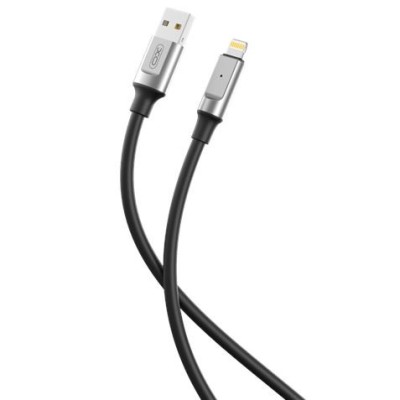 CABLE NB251 CARGA RAPIDA USB - LIGHTNING | 6A | 1 METRO | NEGRO XO