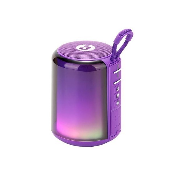 ALTAVOZ BLUETOOTH LIGHT BOOM 5W VIOLETA COOLSOUND