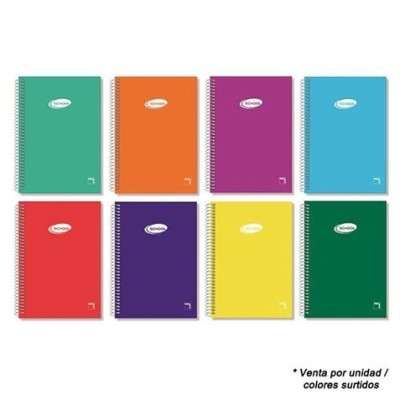 LIBRETA MILIMETRADO A4 SAM PACSA - 80 HOJAS - 60 GRAMOS - COLORES SURTIDOS