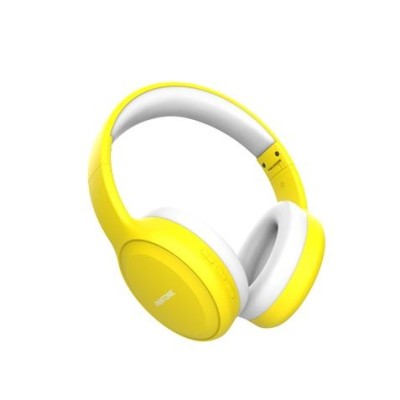 AURICULARES DIADEMA BLUETOOTH WH008 AMARILLO PANTONE