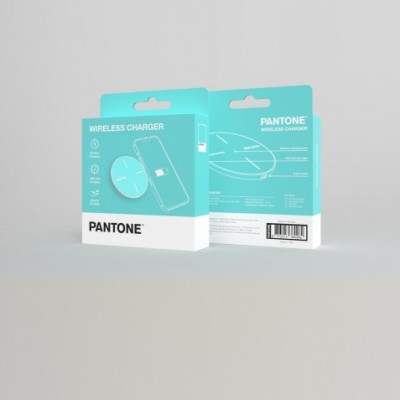 CARGADOR INALAMBRICO 15W PT-WC009 CELESTE PANTONE TM