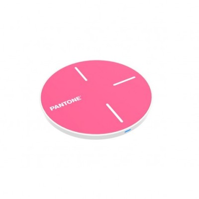 CARGADOR INALAMBRICO 15W PT-WC009 ROSA PANTONE