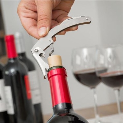 ESTUCHE ACCESORIOS VINO FORMA BOTELLA