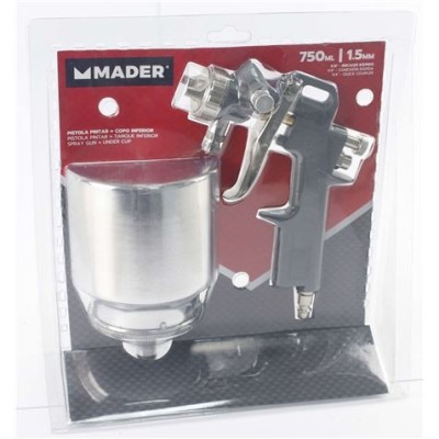 PISTOLA PINTAR VASO INFERIOR, 1.5mm. 750mL. MADER