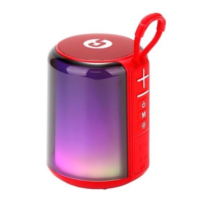 ALTAVOZ BLUETOOTH LIGHT BOOM 5W ROJO COOLSOUND