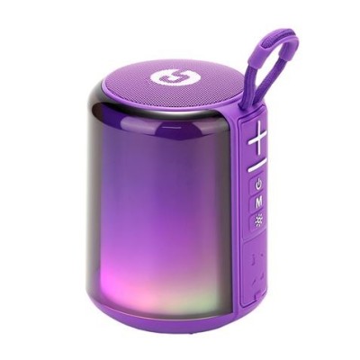 ALTAVOZ BLUETOOTH LIGHT BOOM 5W VIOLETA COOLSOUND