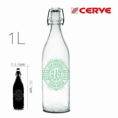 BOTELLA VIDRIO 1 LITRO ECO FRIENDLY