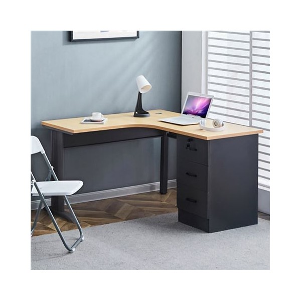 REACONDICIONADO A MESA ESCRITORIO MS900 140X120X75CM L DERECHA + CAJONERA