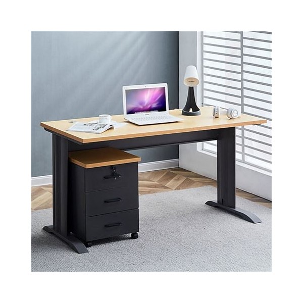 REACONDICIONADA MESA DE ESCRITORIO MS700 140X70X75CM + CAJONERA MUVIP