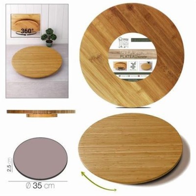 TABLA DE BAMBU GIRATORIA 35X2.5CM URBAN LIVING