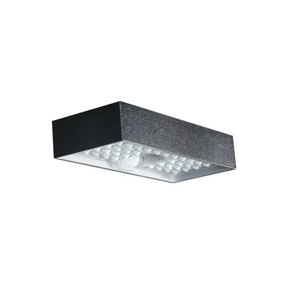 APLIQUE LED SOLAR MODERN 6W 900LM NEGRO ELBAT