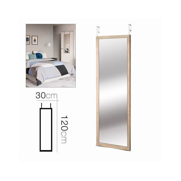 ESPEJO PARA PUERTA MADERA 30X120 URBAN LIVING