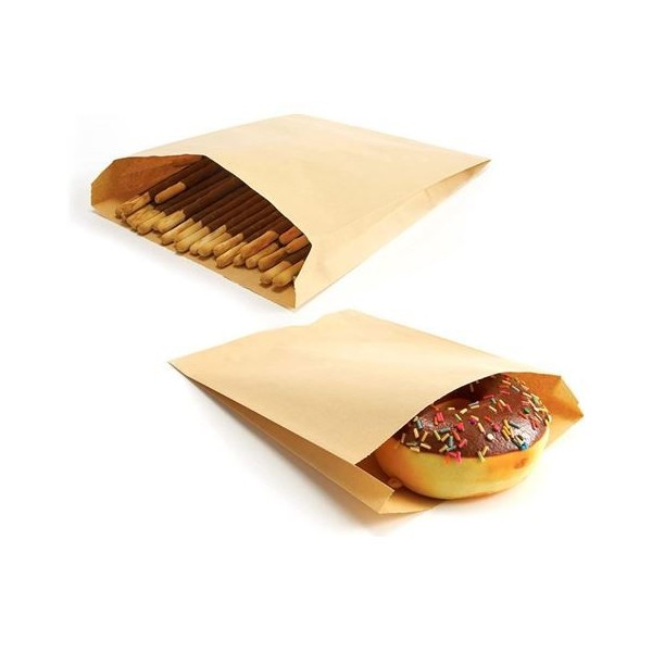 PACK 20 BOLSAS KRAFT BIODEGRADABLE 16X24CM ALGON