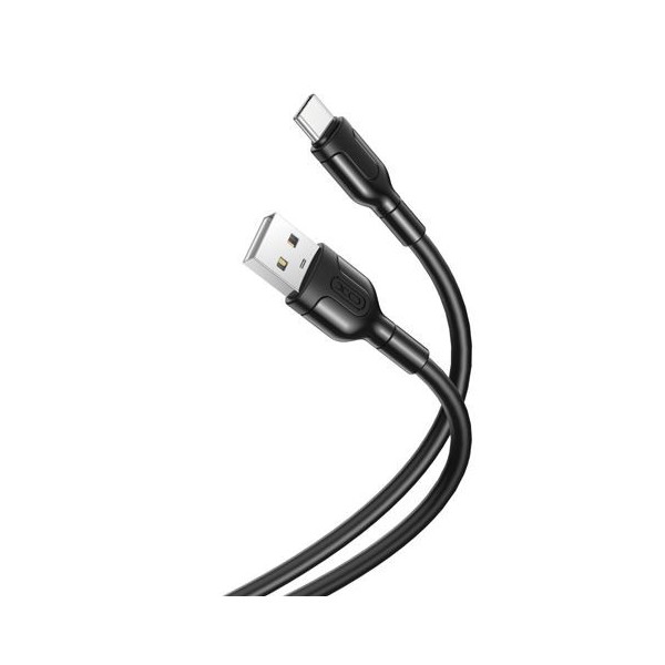 CABLE NB212 SILICONA USB - TIPO C | 2.1A | 1 MTR | NEGRO XO