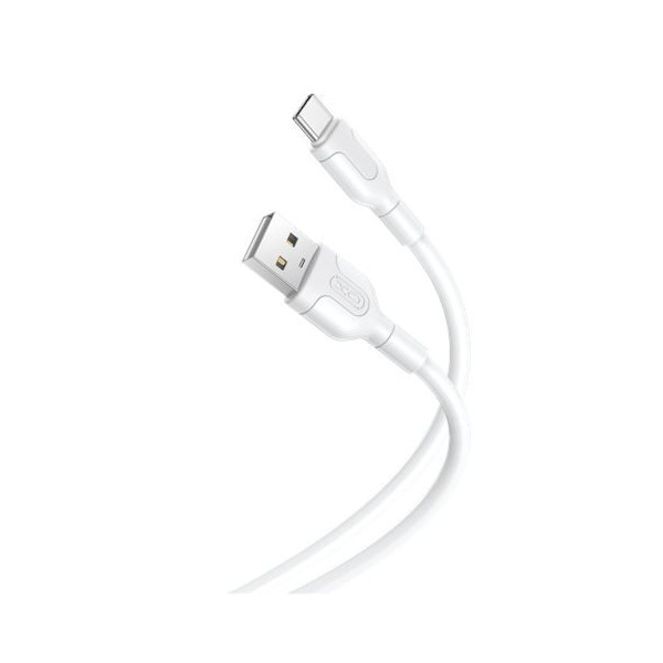 CABLE NB212 SILICONA USB - TIPO C | 2.1A | 1 MTR | BLANCO XO