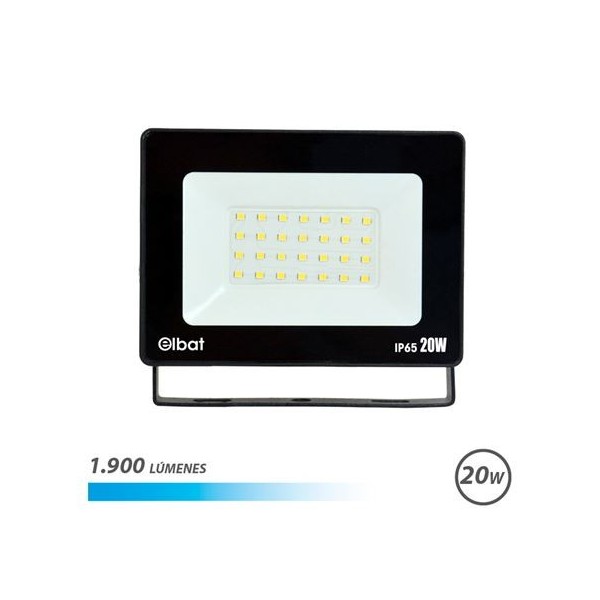 FOCO LED SERIE SUPER SLIM 20W | 1900LM | 6500K ELBAT