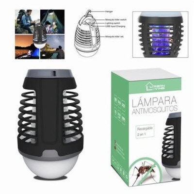 LAMPARA ANTIMOSQUITOS USB RECARGABLE URBAN LIVING