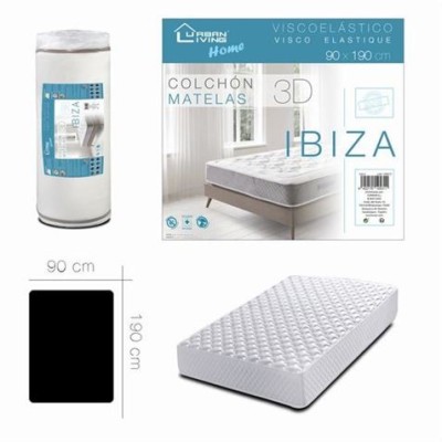 COLCHON VISCOELASTICO IBIZA 90X190 URBAN LIVING