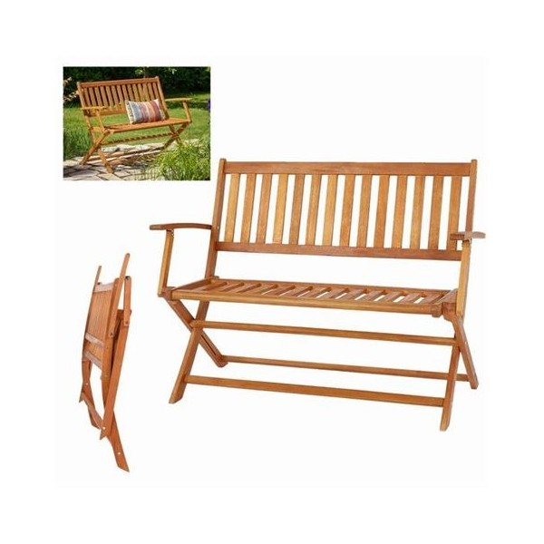 BANCO DE MADERA PLEGABLE JARDIN