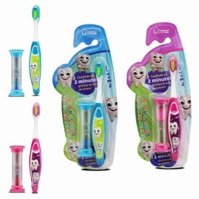 CEPILLO DIENTES INFANTIL+RELOJ DE ARENA