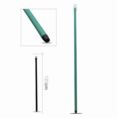 PALO METALICO PARA ESCOBA 120CM VERDE