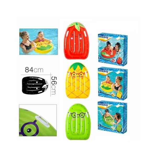 COLCHONETA HINCHABLE INFANTIL FRUTAS 84X56CM BESTWAY