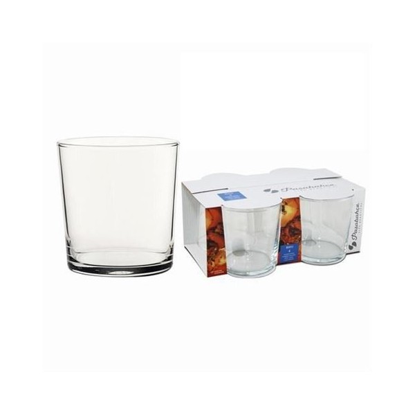 SET 4 VASOS BISTRO MEDIO 380CC PASABAHCE