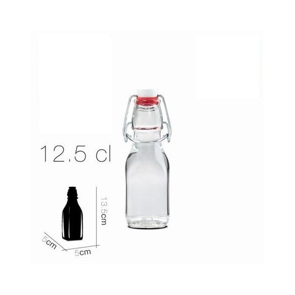 BOTELLA CIERRE PRESION 125ML SWING BORMIOLI