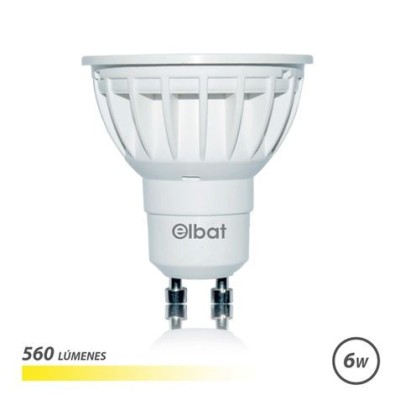 BOMBILLA LED GU10 | 6W | 560LM | LUZ CALIDA | ELBAT