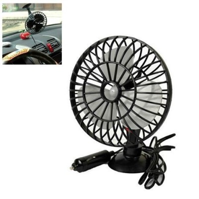 VENTILADOR GIRATORIO 14CM A 12V IDEAL PARA COCHE O CARAVANA