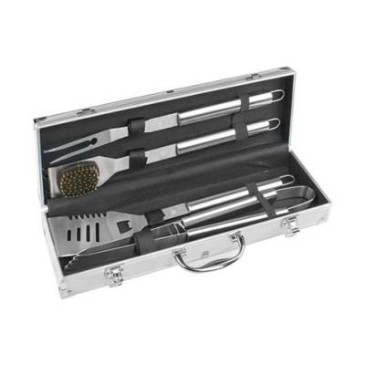 SET 4 UTENSILIOS INOX DE BARBACOA