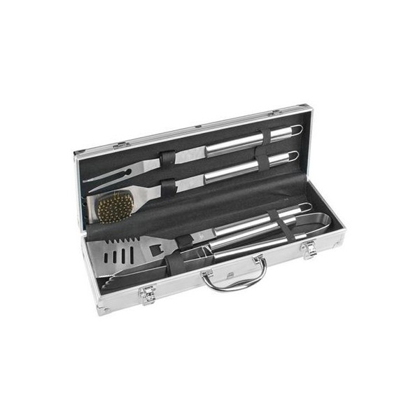 SET 4 UTENSILIOS INOX DE BARBACOA