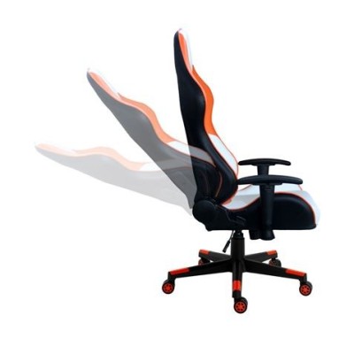 REACONDICIONADA SILLA GAMING PRO400 BLANCO/NARANJA MUVIP