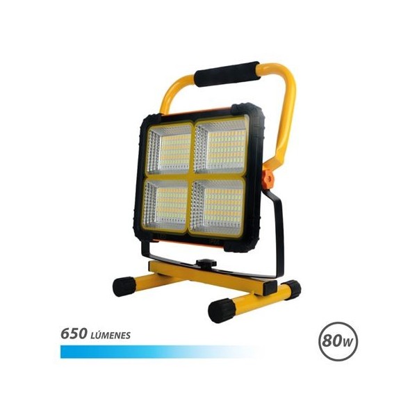 FOCO SOLAR LED 80W 650LM PLEGABLE ELBAT