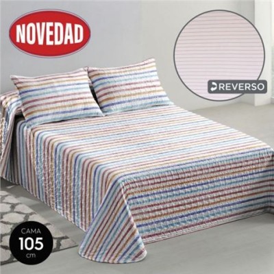 COLCHA CAMA CON FUNDA 50X70 COSIDA ELENA 200X270CM HBS