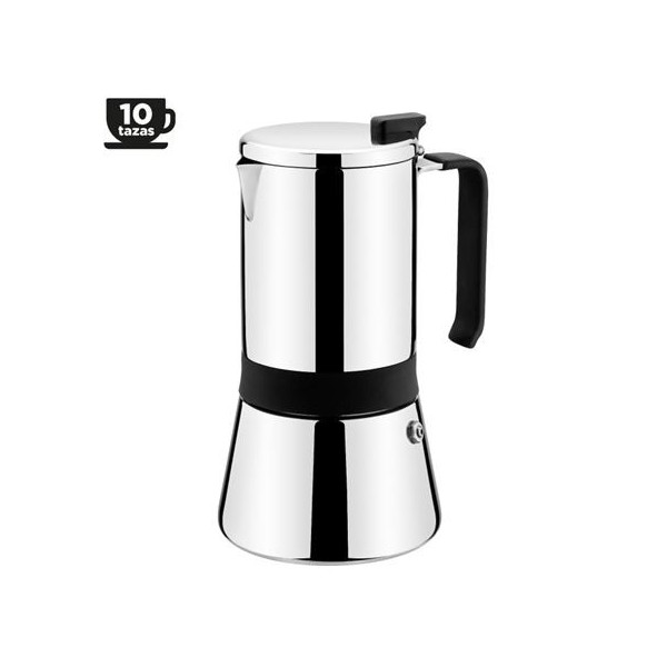 CAFETERA 10 TAZAS INDUCCION ACERO INOX AROMA MONIX