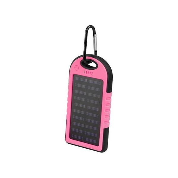 POWERBANK SOLAR 5000MAH ROSA SETTY