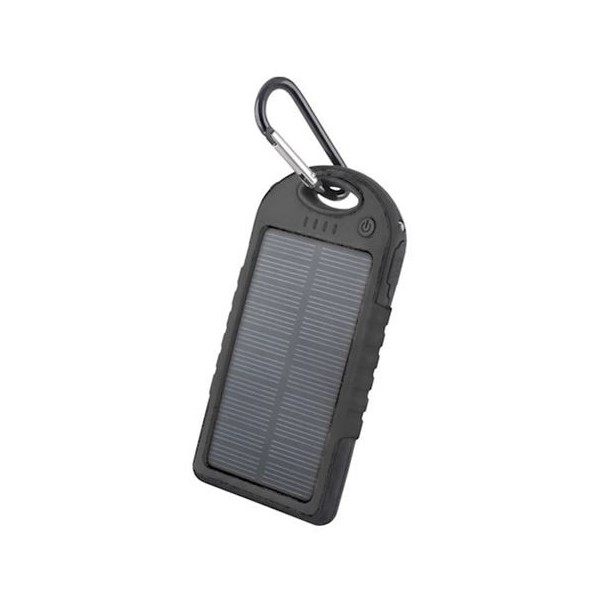 POWERBANK SOLAR 5000MAH NEGRA FOREVER