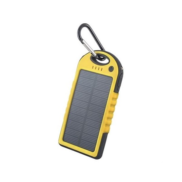 POWERBANK SOLAR 5000MAH AMARILLA FOREVER