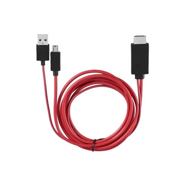 CABLE MHL MICRO USB A HDMI DIGIVOLT