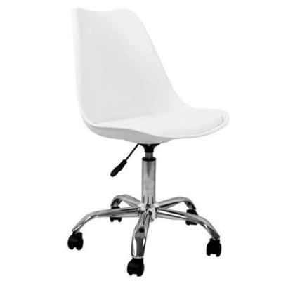 REACONDICIONADA SILLA DE ESCRITORIO CON RUEDAS OF1600 BLANCA MUVIP