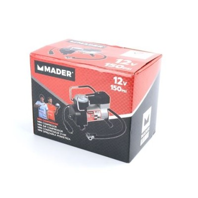 MINI COMPRESOR AIRE 150PSI, 12V MADER