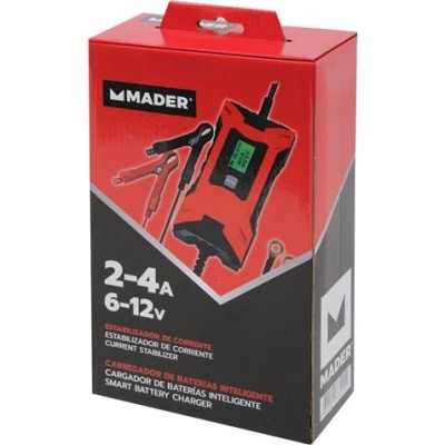 CARGADOR BATERIAS INTELIGENTE 2-4A., 6-12V MADER