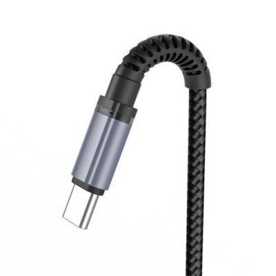 CABLE NB215 LIGHT CARGA RAPIDA 2A TIPO C A USB | 1 METRO | NEGRO