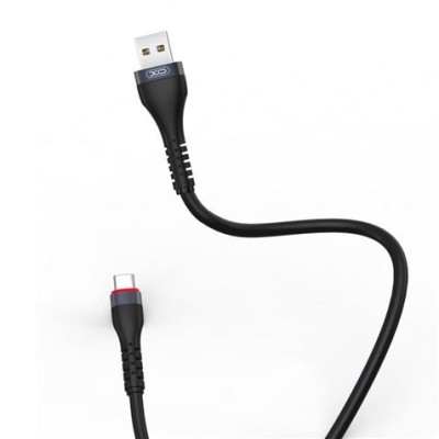 CABLE NB213 CARGA RAPIDA 2A TIPO C A USB | 1 METRO | NEGRO