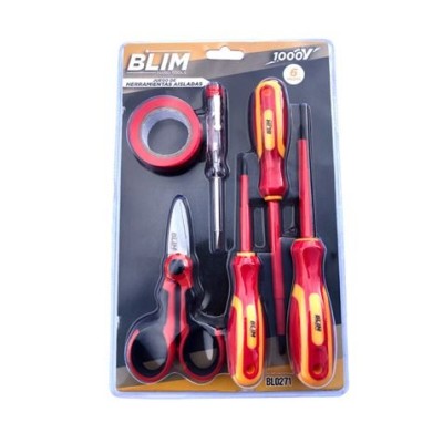 JUEGO 6 PCS HERRAMIENTAS AISLADAS 1000V. BLIM